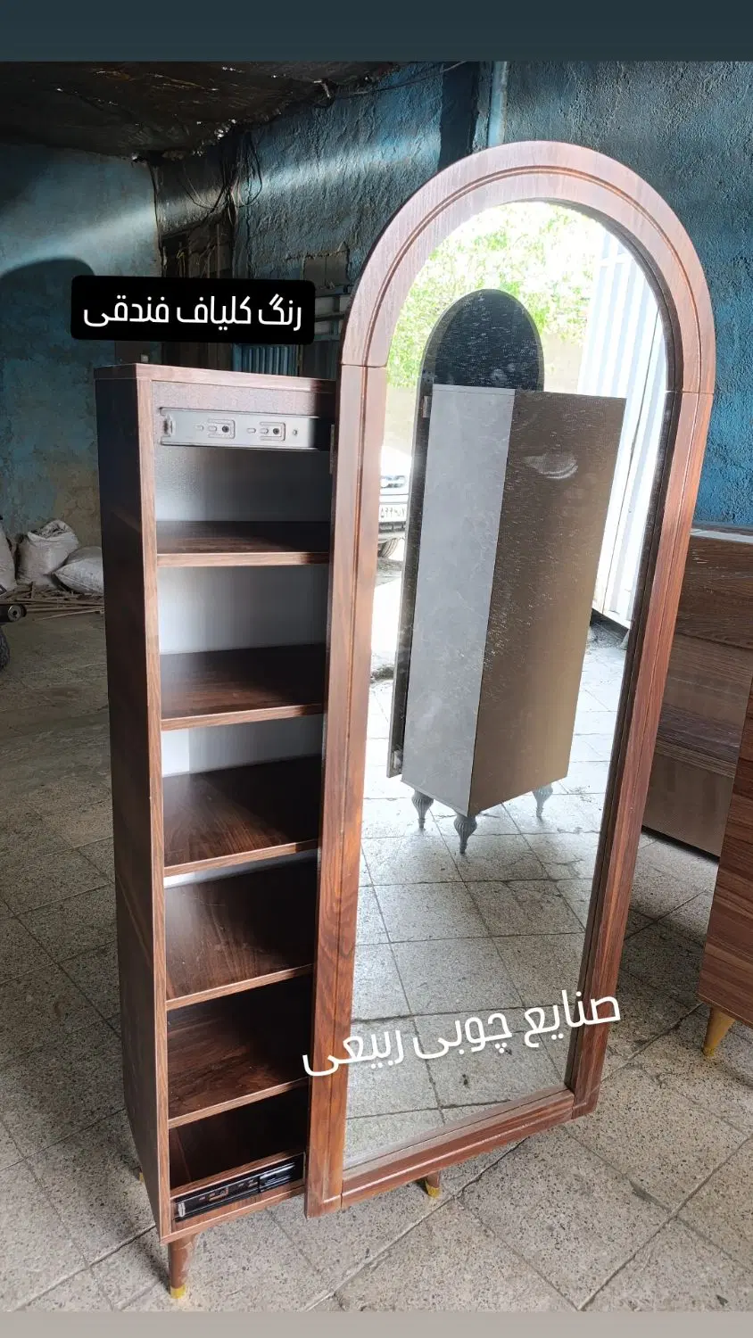جاکفشی قدی آینه خور ریلی اقتصادی|جاکفشی، کمد، دراور|تهران, صاحب الزمان|دیوار