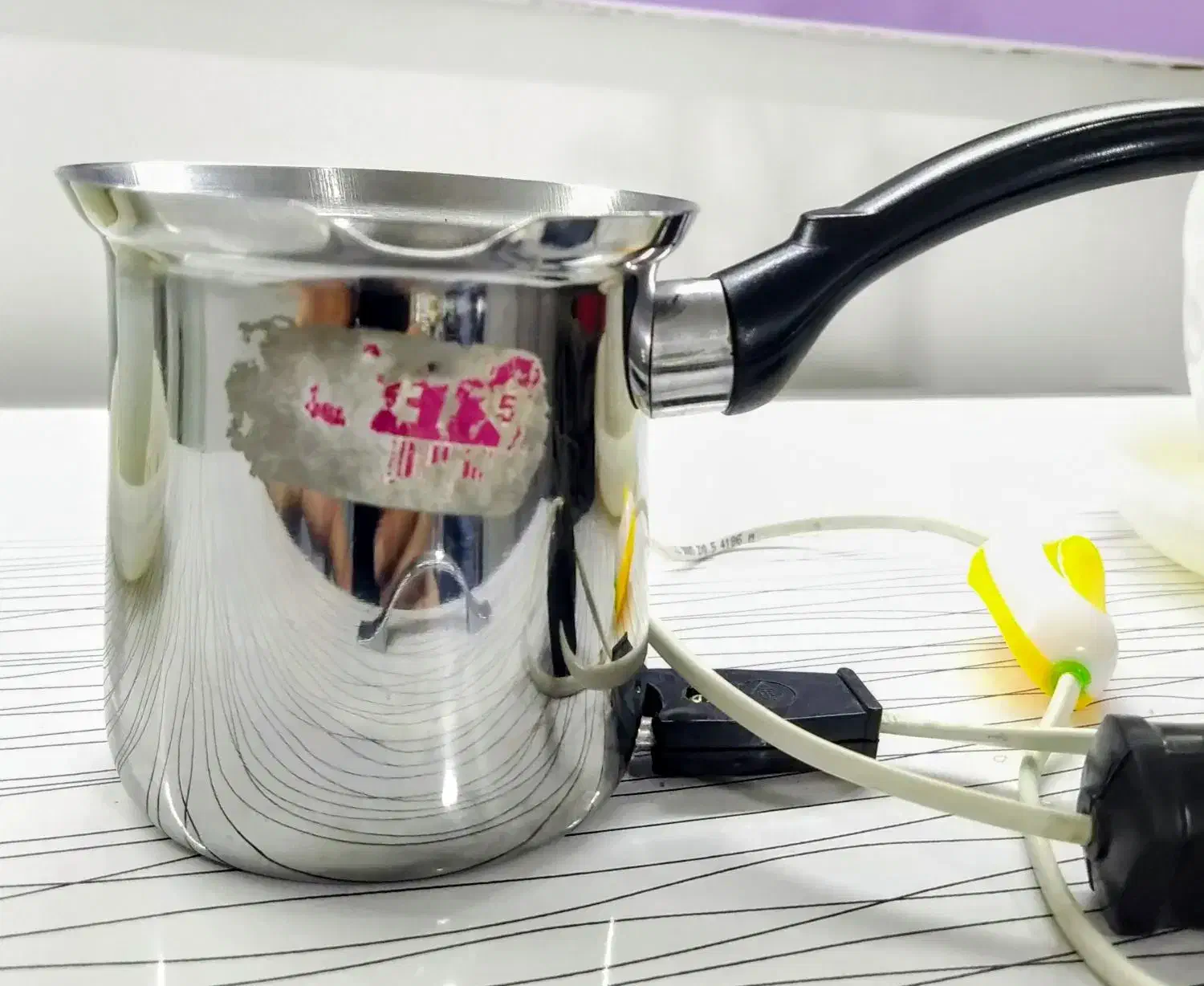 قهوه جوش برقی استیل|قوری، کتری، قهوه‌ساز دستی|اندیشه, اندیشه فاز ۴|دیوار