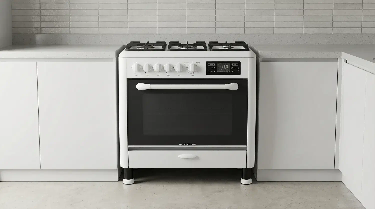 فر گاز ۵ شعله هاردستون کاملا سالم|اجاق گاز و لوازم برقی پخت‌وپز|کیش, |دیوار