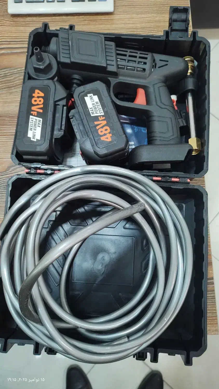 کارواش  شارژی با2باطری نو نو|سایر لوازم برقی|مشهد, آزادشهر|دیوار