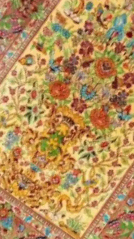 قالیچه ابریشم ۳ متری قم مارک دار|فرش|قم, ارم|دیوار