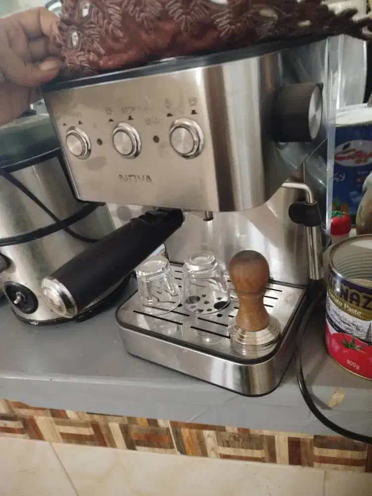 قهوه ساز نوا سالم تمیز بدنه استیل|سماور، چایساز، قهوهساز|مشهد, موعود|دیوار
