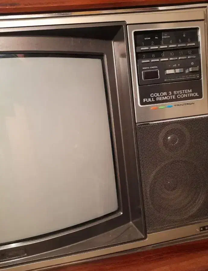 تلویزیون عتیقه سونی|کلکسیون اشیاء عتیقه|شیراز, بید زرد|دیوار