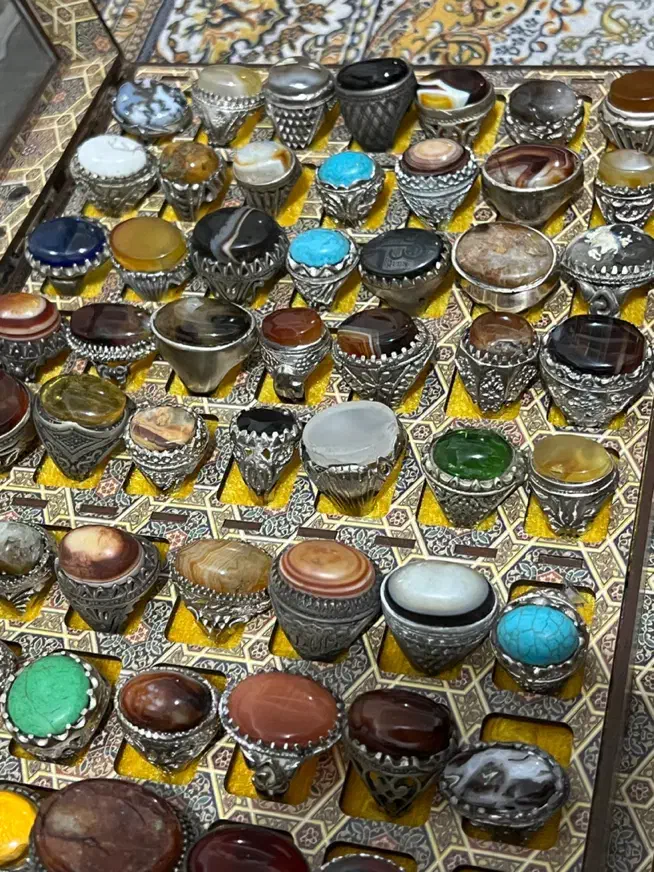 انگشتر آلیاژی و سنگ باباقوری|بدلیجات|بوشهر, |دیوار