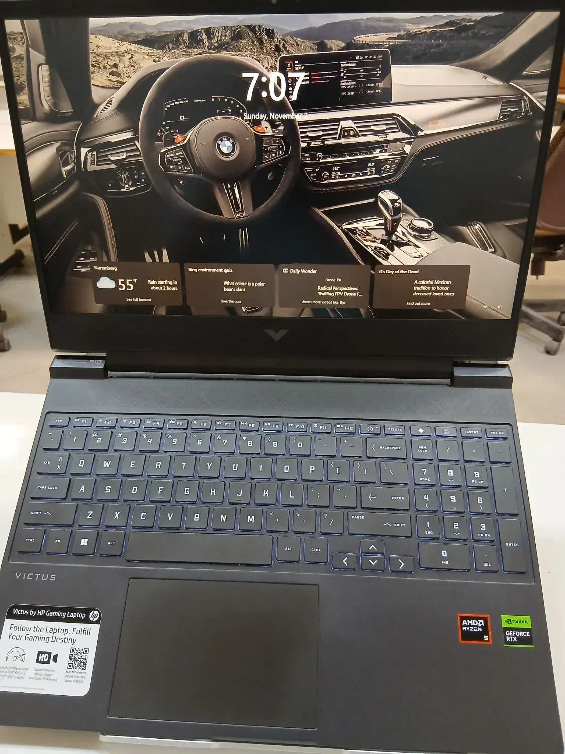 Laptop hp victus 15 لپ تاپ گیمینگ|رایانه همراه|اصفهان, دانشگاه اصفهان|دیوار