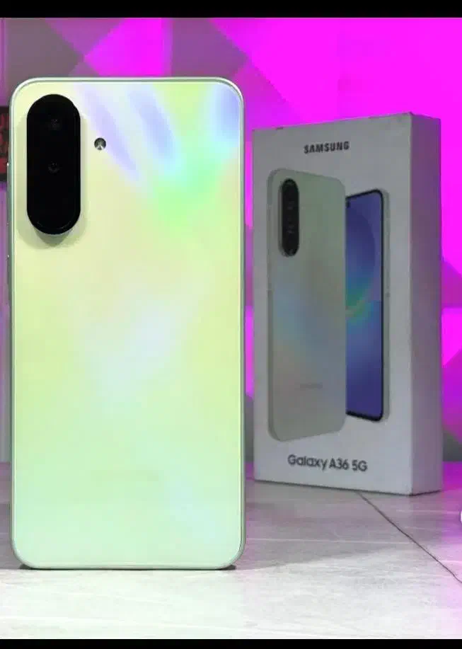 گوشی سامسونگ A36 حافظه 128 گیگ رنگ زرد لیمویی|موبایل|تهران, سازمان آب|دیوار
