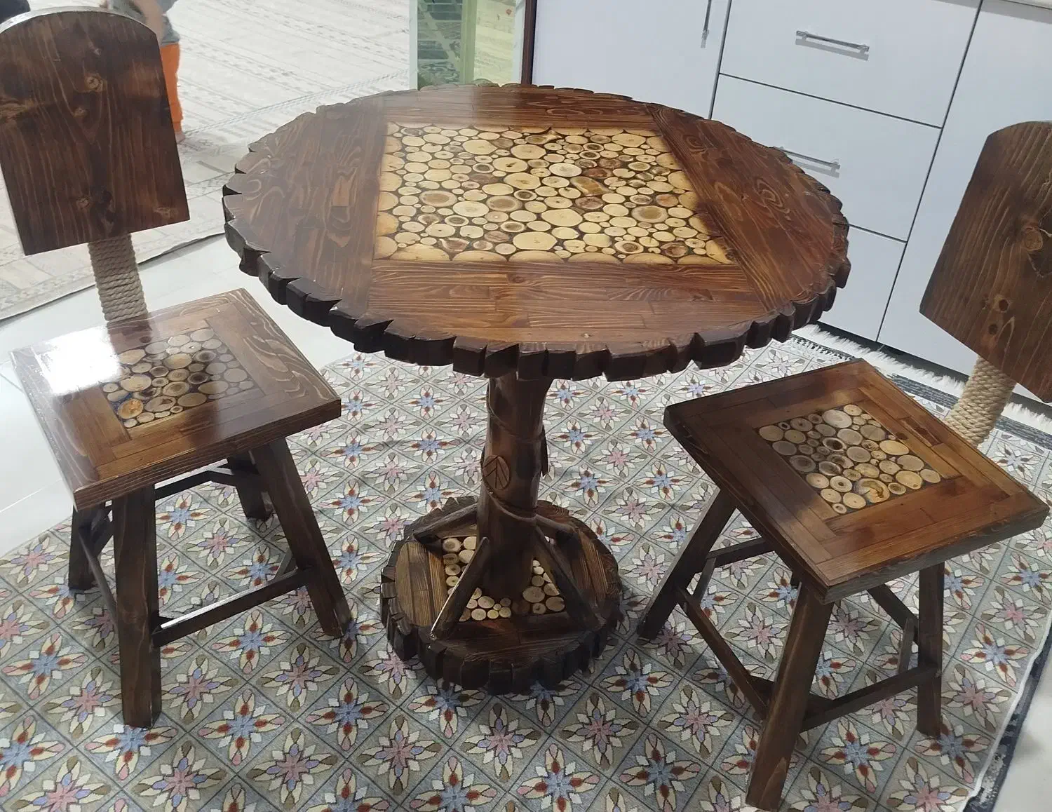 میز نهارخوری فانتزی|میز و صندلی غذاخوری|تربتحیدریه, شهرک ولیعصر|دیوار