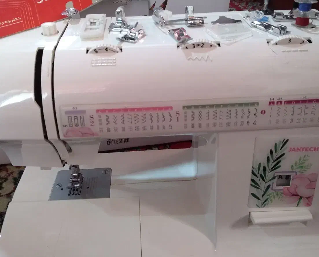 چرخ خیاطی ژانومه مدل جانتک|چرخ خیاطی و ریسندگی|گرگان, |دیوار