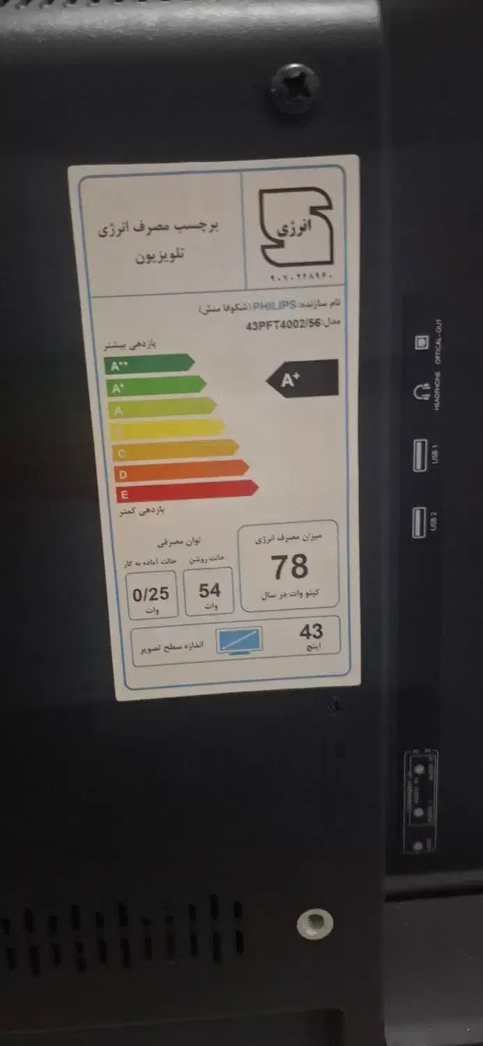 تلوزیون|تلویزیون و پروژکتور|پاکدشت, پاکدشت (مامازند)|دیوار