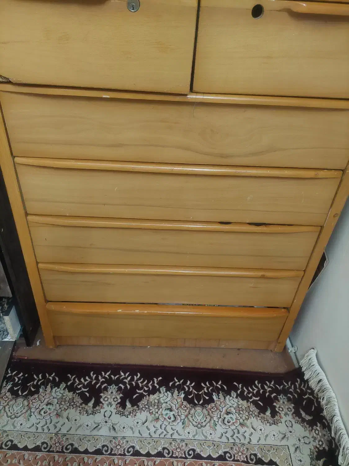 درآورچوبی|جاکفشی، کمد، دراور|سمنان, |دیوار