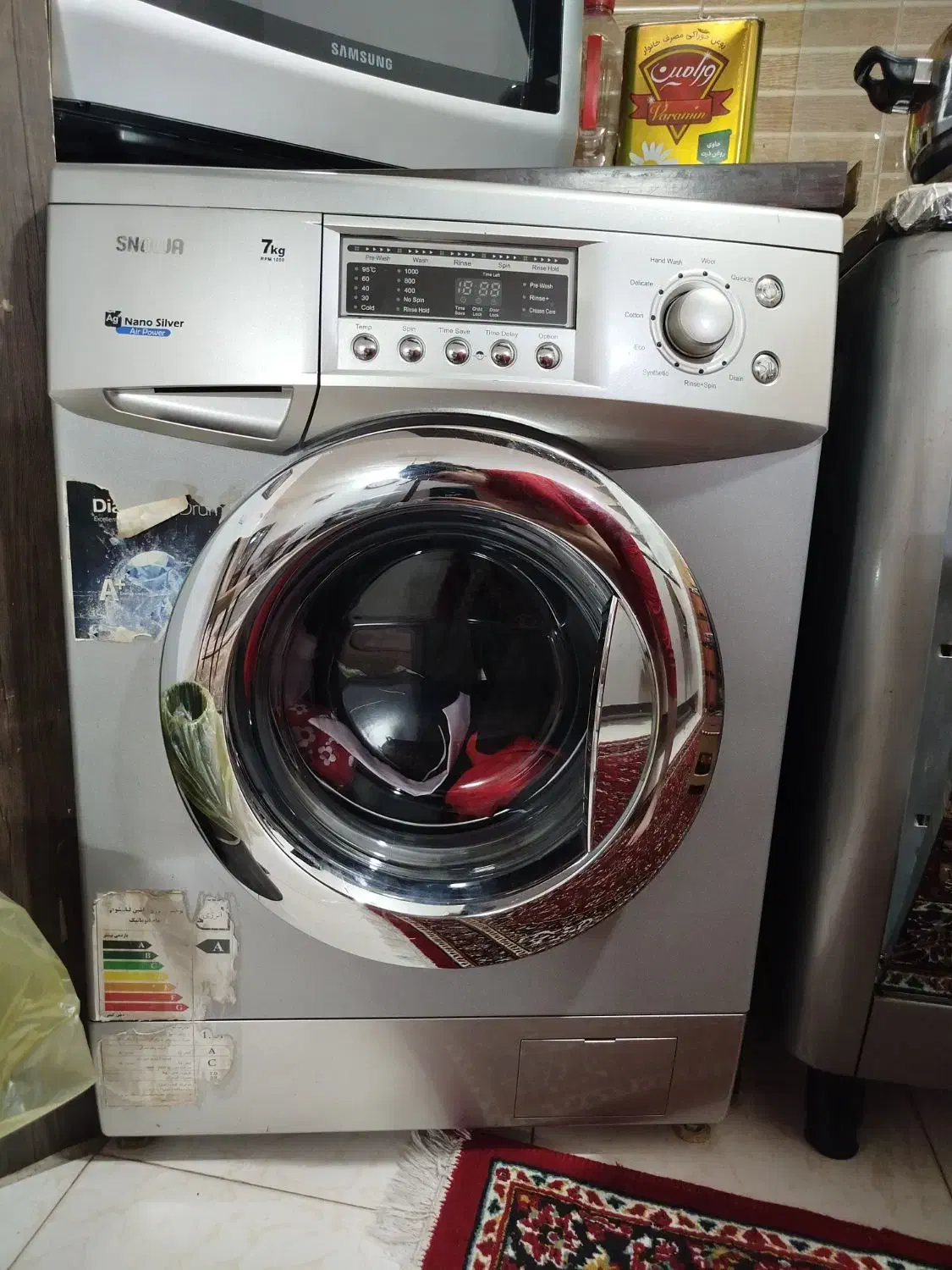 لباسشویی ۷کیلویی اسنوا|ماشین لباسشویی و خشککن لباس|مشهد, الهیه|دیوار