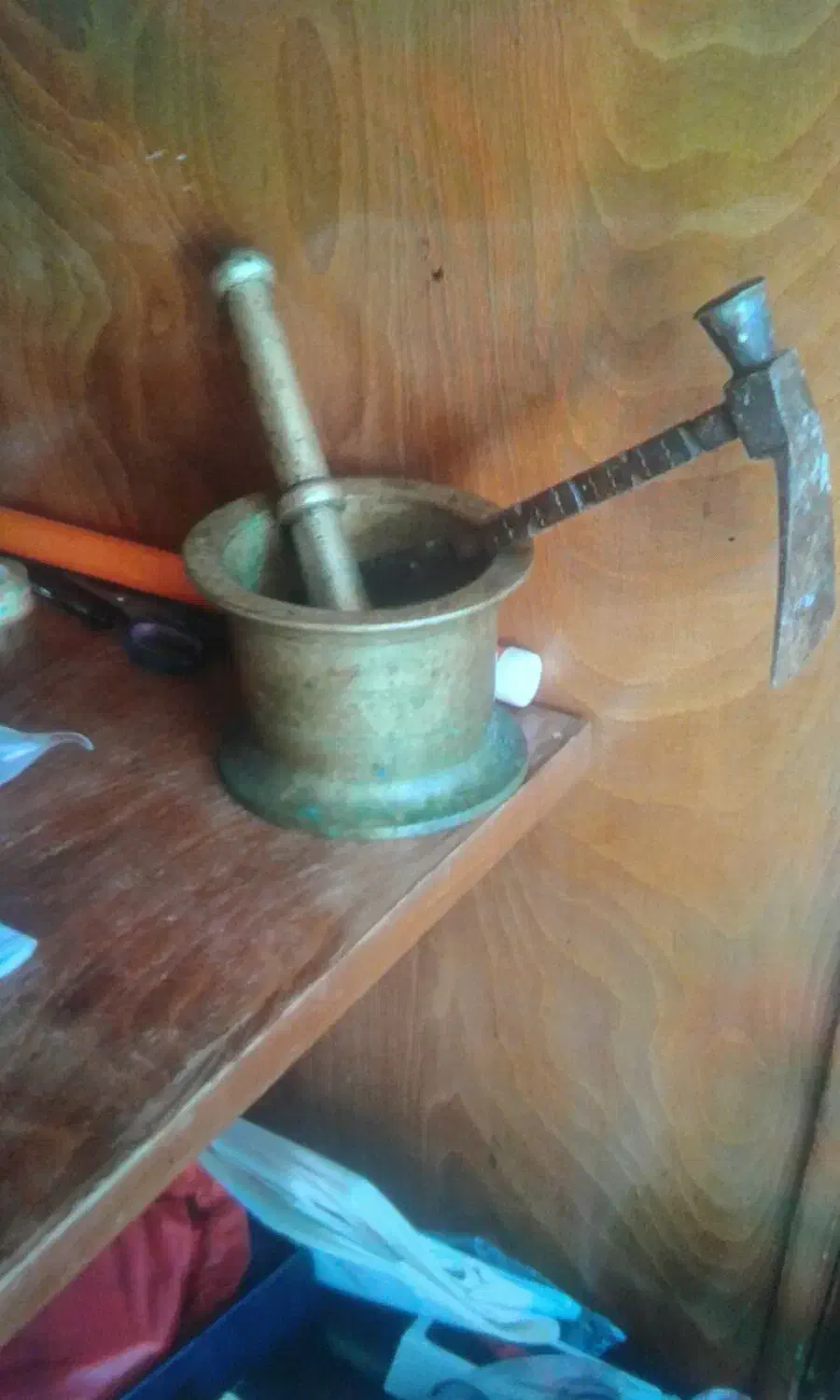 هاون|کلکسیون اشیاء عتیقه|رشت, لاکان شهر|دیوار