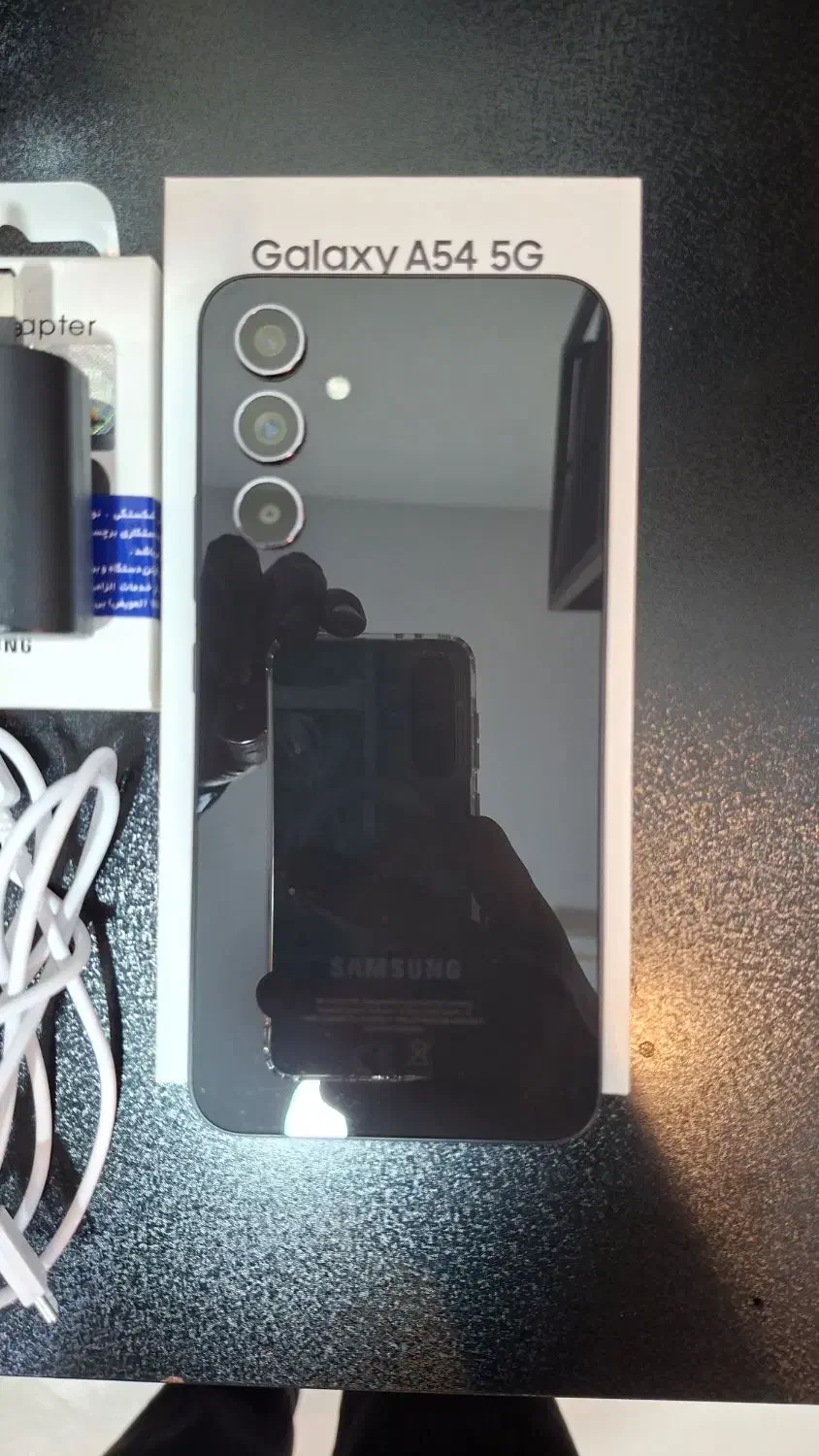 سامسونگ a 54 حافظه ۲۵۶ همراه با لوازم|موبایل|مشهد, نرگس (شهرک غرب)|دیوار