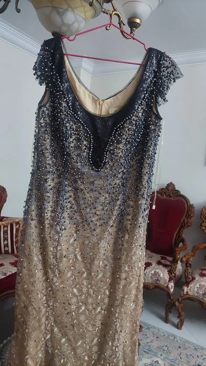 لباس مجلسی کارشده سایز ۴۶|لباس|تهران, سعادت‌آباد|دیوار