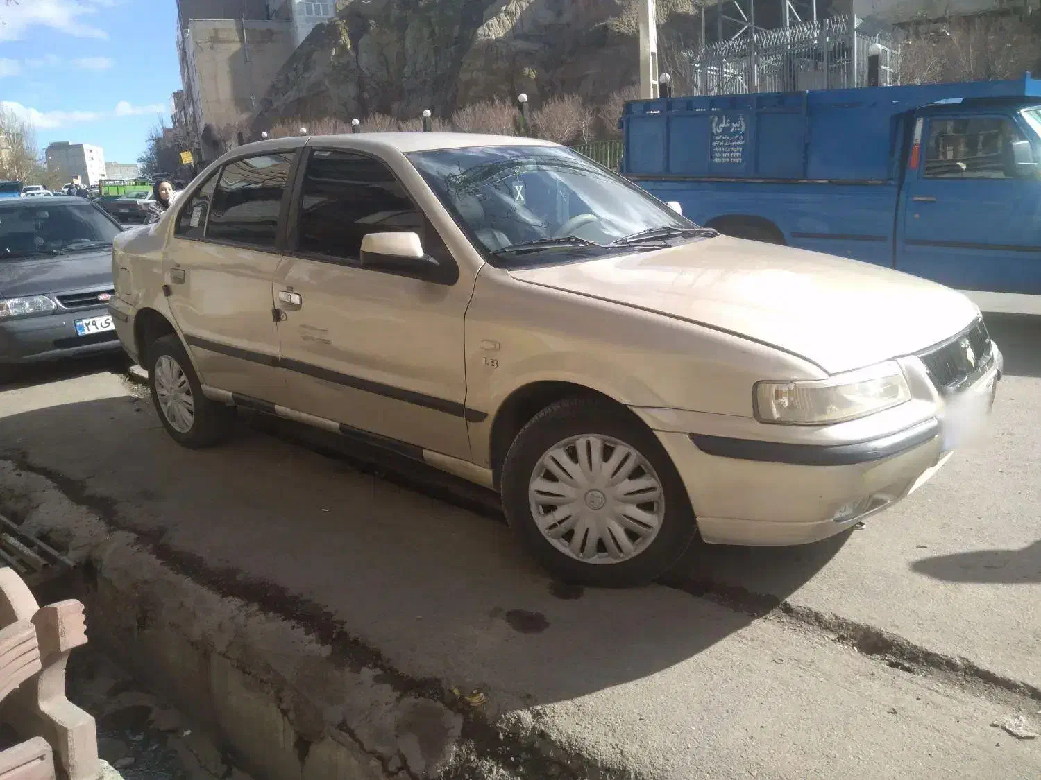 سمند بژ. مدل84|خودرو سواری و وانت|تبریز, |دیوار