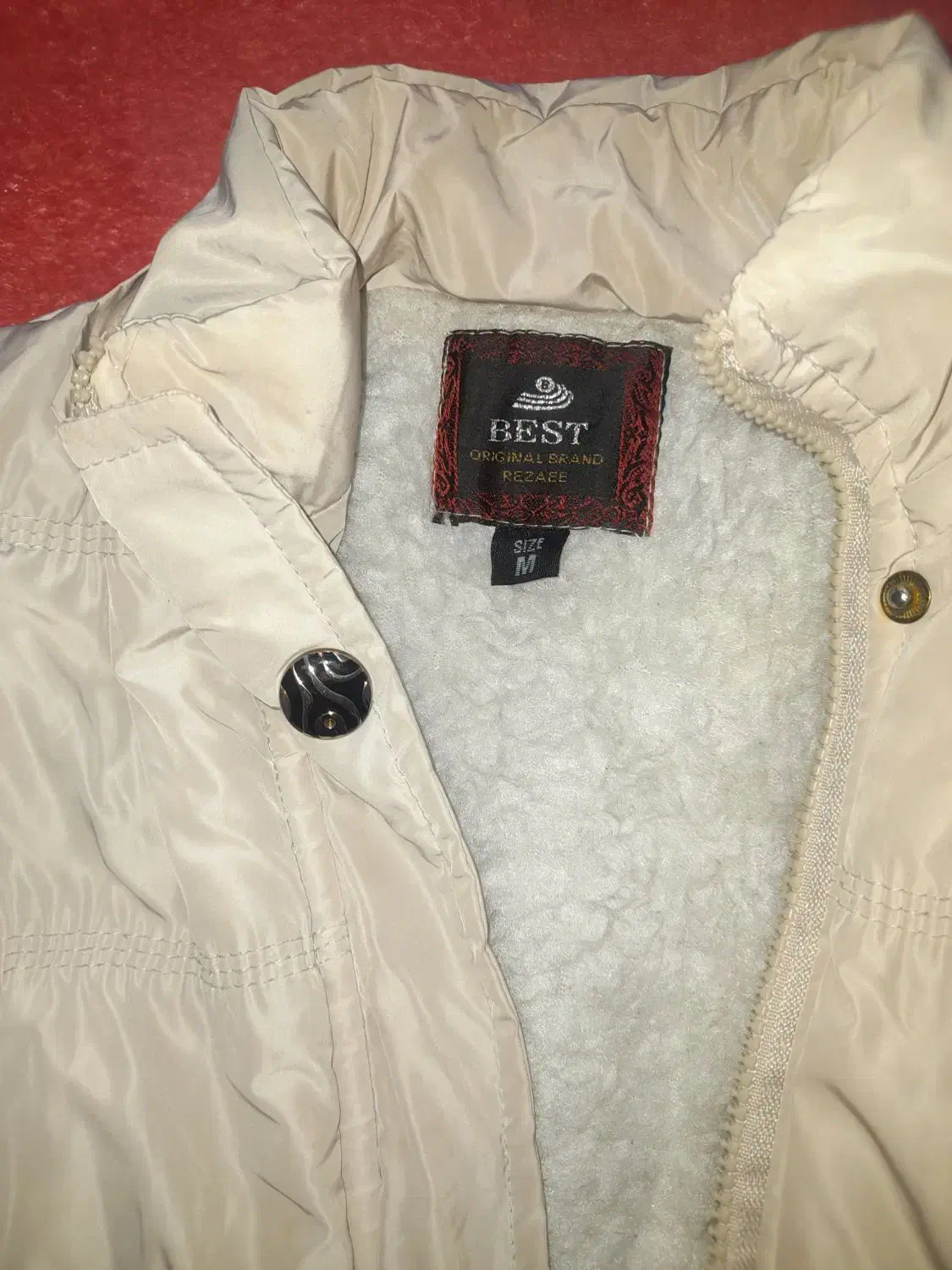 کاپشن کرمی قد ۶۵ آستین ۵۰|لباس|اسفندقه, |دیوار