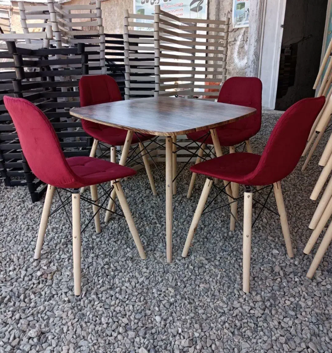 میزوصندلی ناهار خوری مدل ویلسون|میز و صندلی غذاخوری|خرم‌آباد, |دیوار