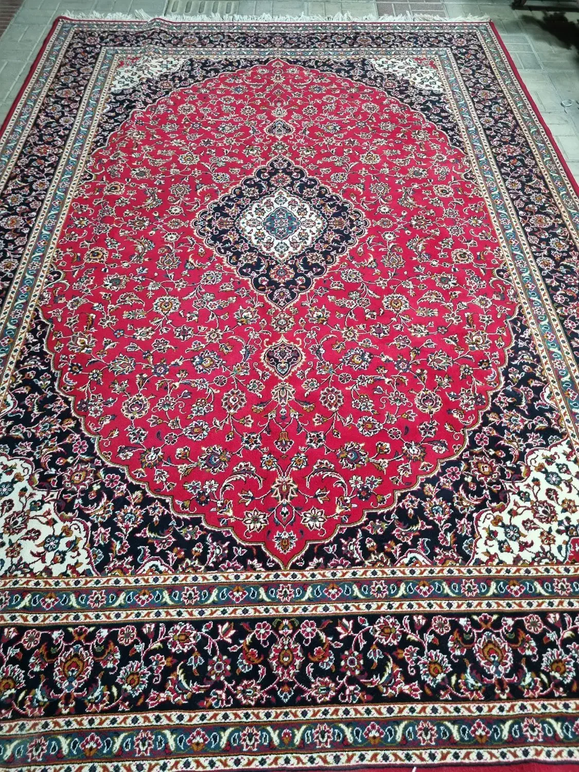 یک جفت ۹متری ۵۰۰شانه تمام نخ|فرش|اصفهان, کوجان|دیوار