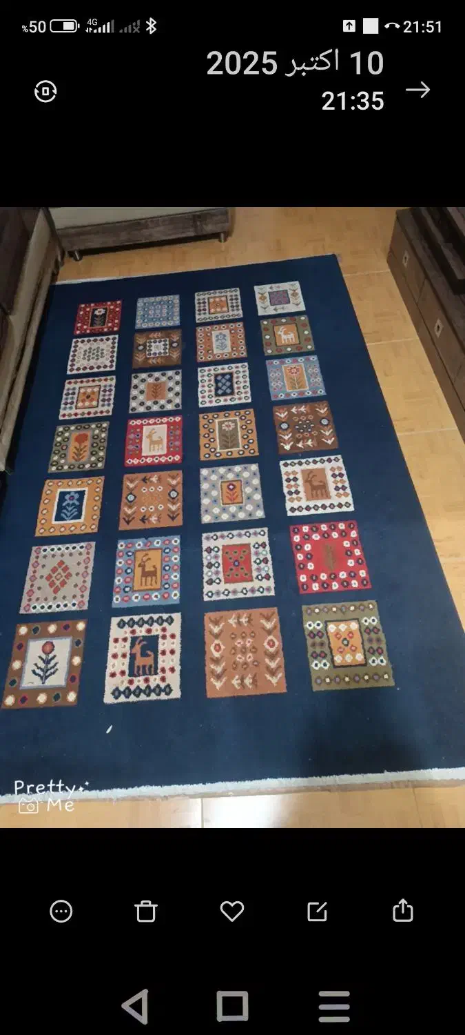 فرش ماشینی سالم وجنس عای وضخیم|فرش|محمدشهر, محمدشهر|دیوار