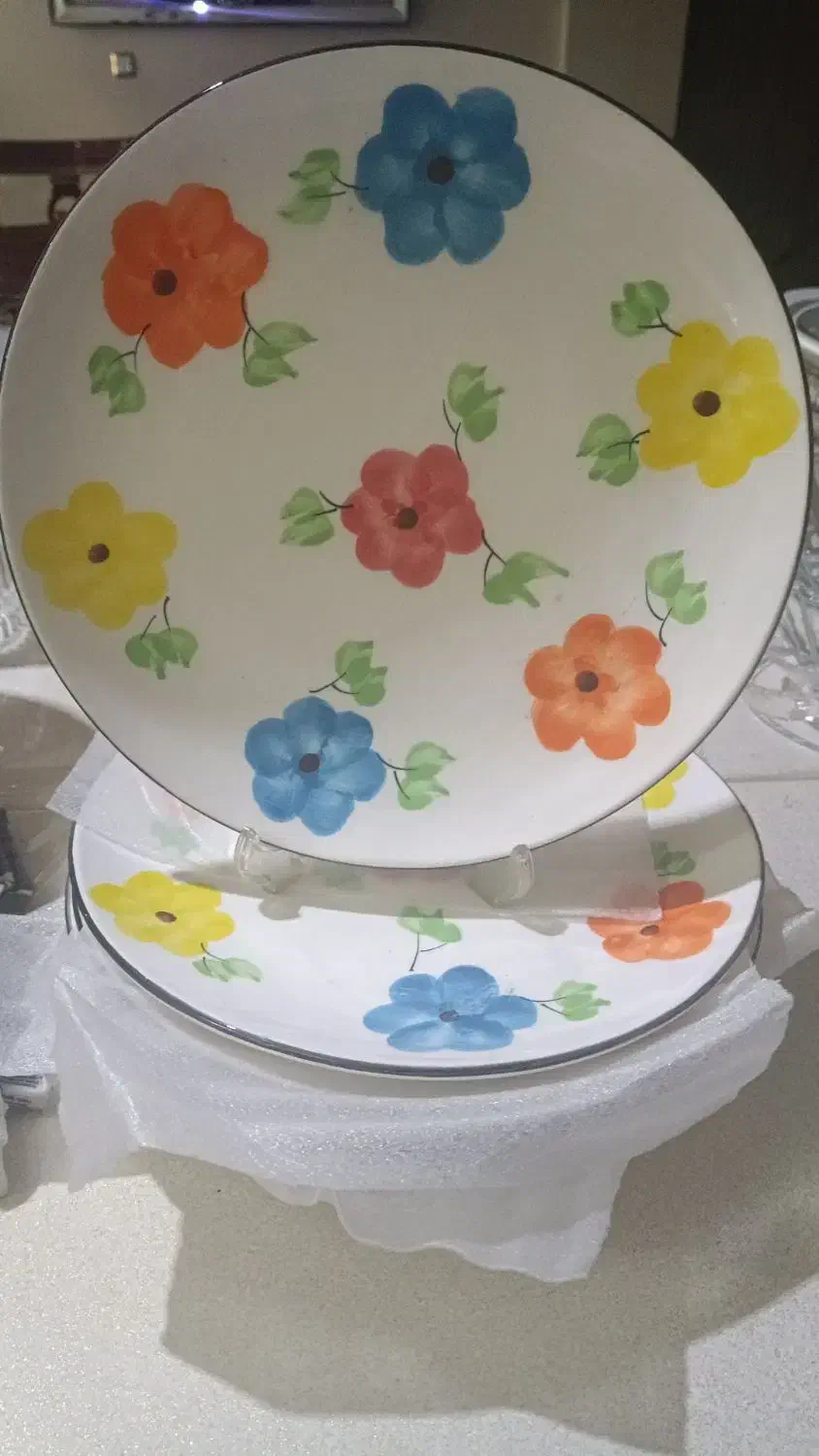 بشقاب سرامیک اکبند|ظروف سرو و پذیرایی|تهران, نیلوفر|دیوار