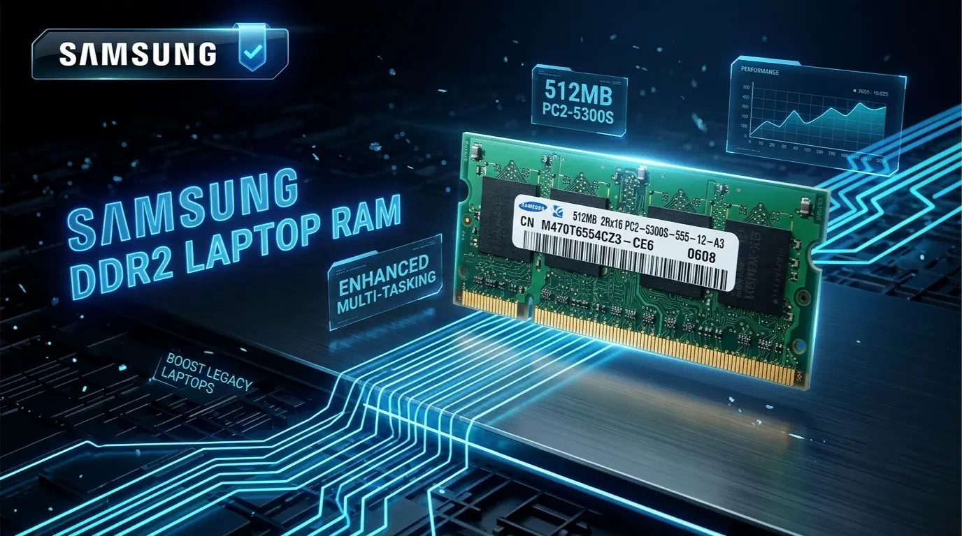 رم لپتاپ 512MB DDR2 سامسونگ اصل (PC2-5300S)|قطعات و لوازم جانبی رایانه|تهران, ائمه اطهار|دیوار