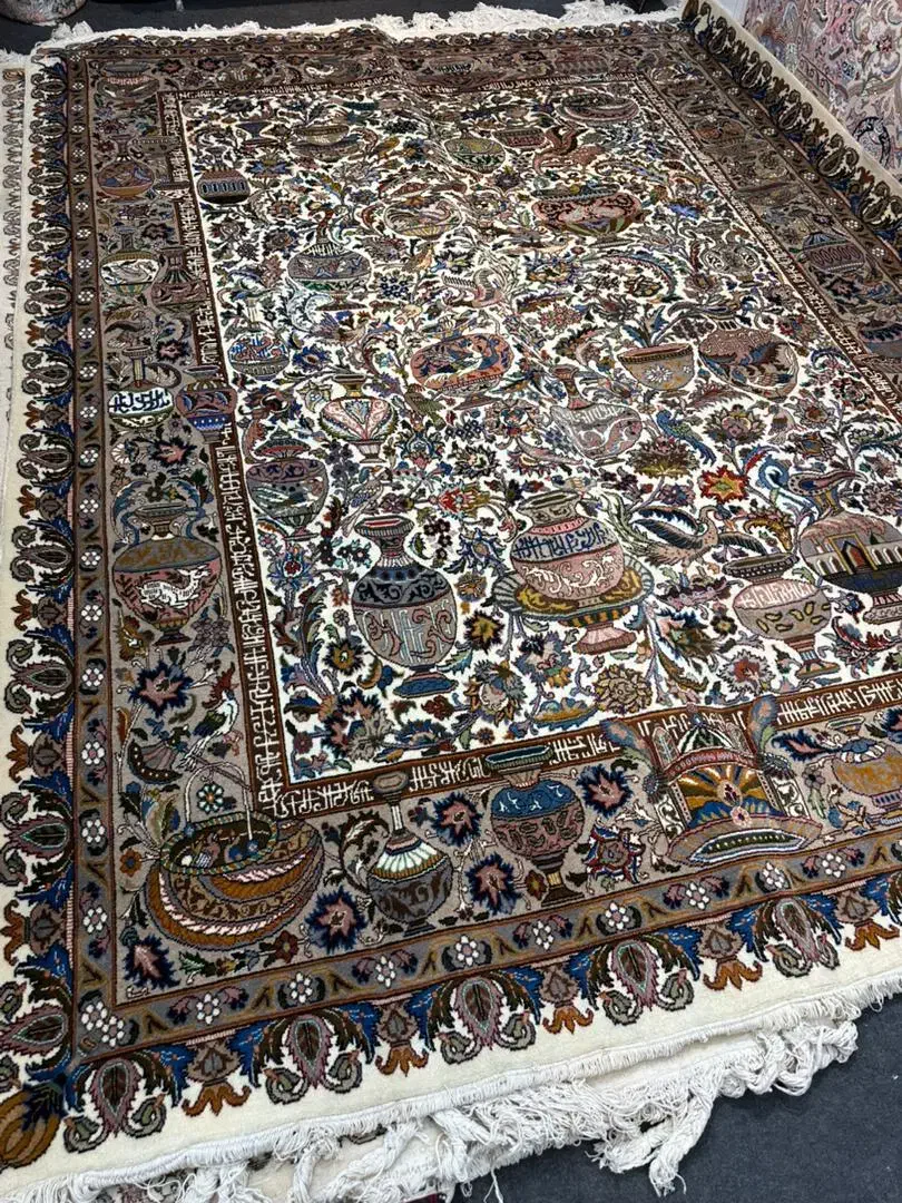 جفت ۱۲ متری دست دوم فرش دستباف کاشمر|فرش|کاشمر, |دیوار