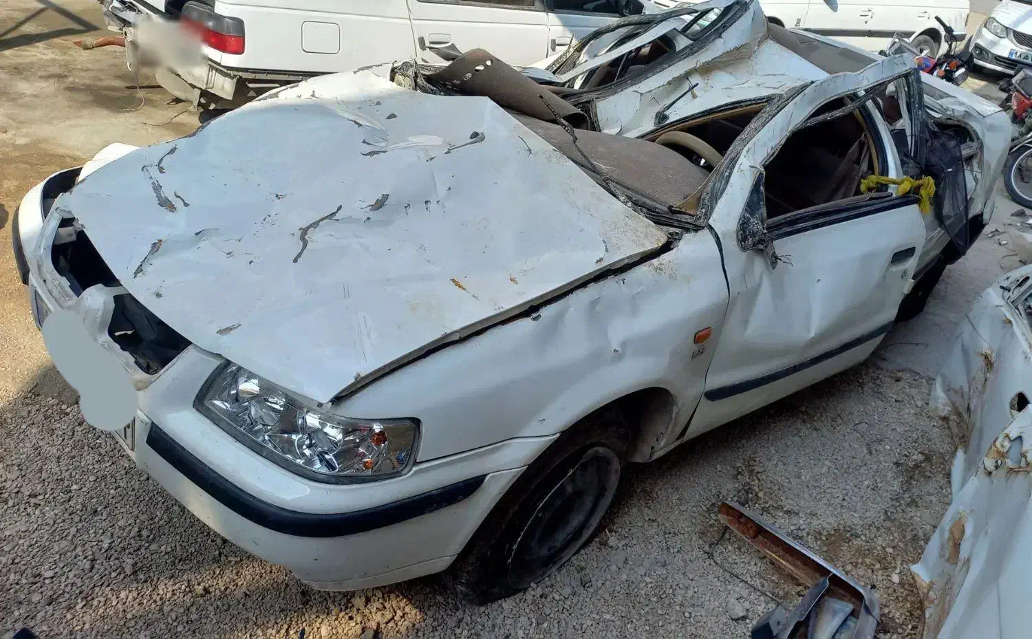 سمند ال ایکس تصادفی ۹۶|خودرو سواری و وانت|جهرم, |دیوار