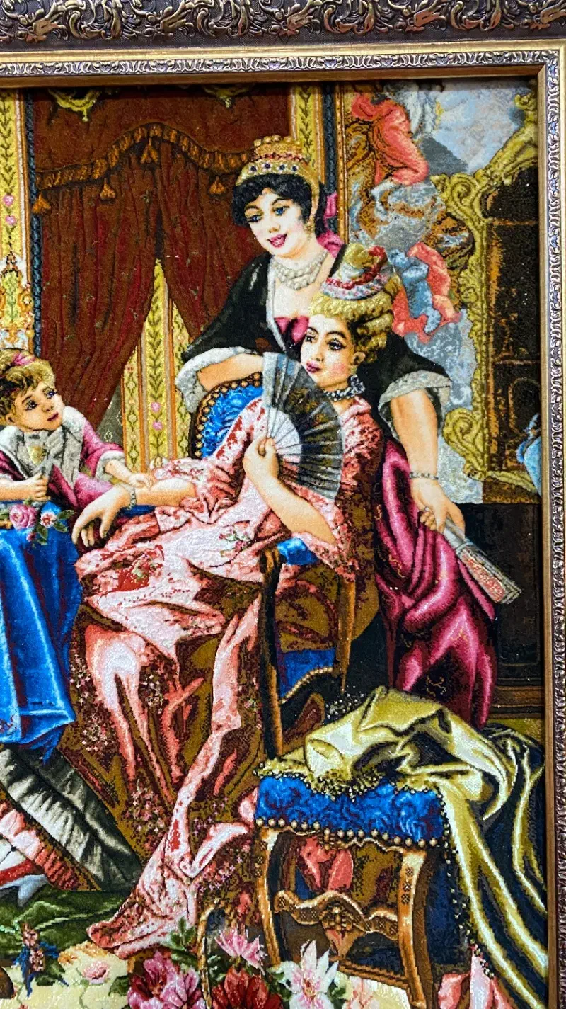 تابلو فرش شطرنج باز|تابلو فرش|ارومیه, |دیوار