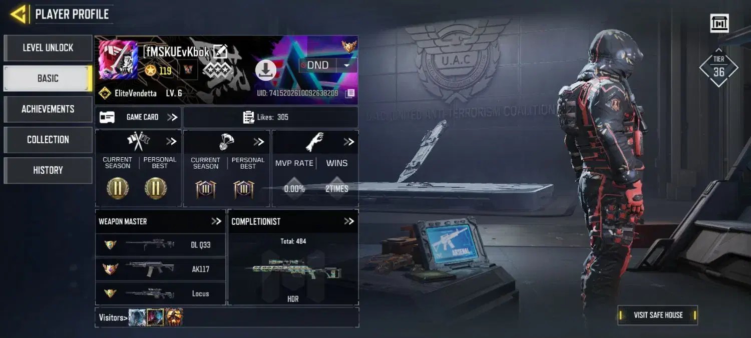 اکانت کالاف. خیلی خوش شانس|کنسول، بازی ویدئویی و آنلاین|سنندج, |دیوار