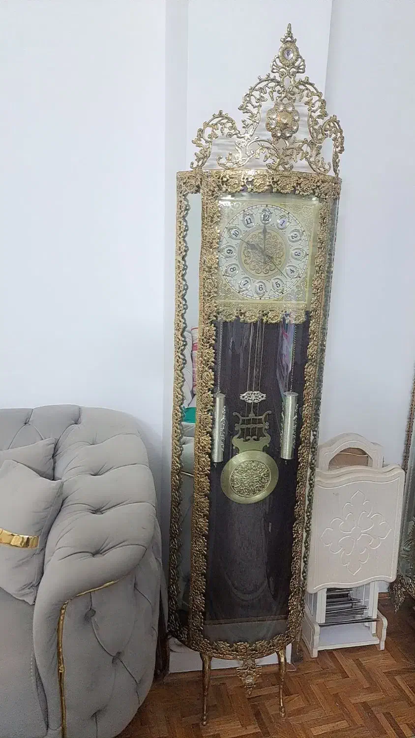 بوفه و ساعت برنز|بوفه، ویترین، کنسول|تهران, یافت آباد شمالی|دیوار