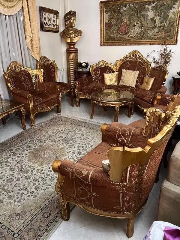 سرویس مبلمان و ناهار خوری و بوفه سلطنتی|مبلمان خانگی و میز عسلی|محمودآباد, |دیوار