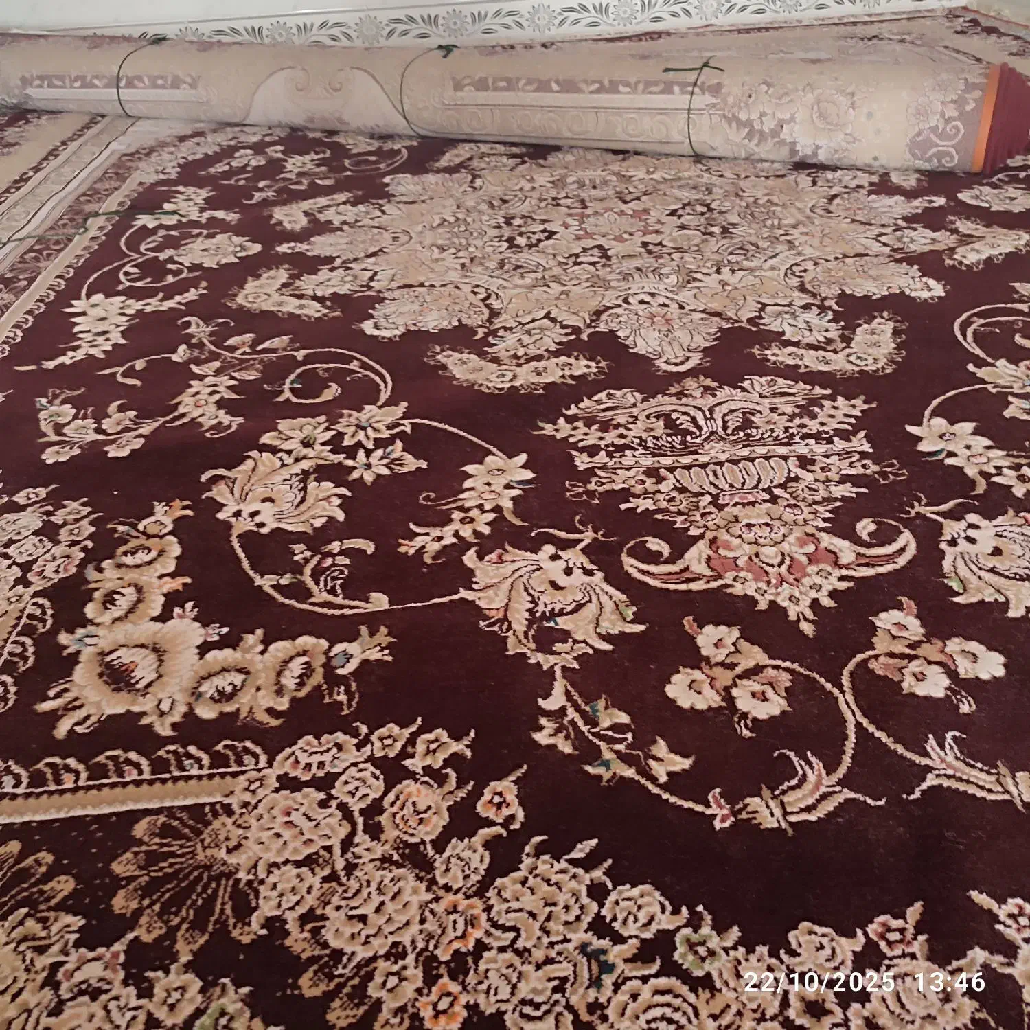 دو عدد فرش نو نو|فرش|خرمآباد, |دیوار