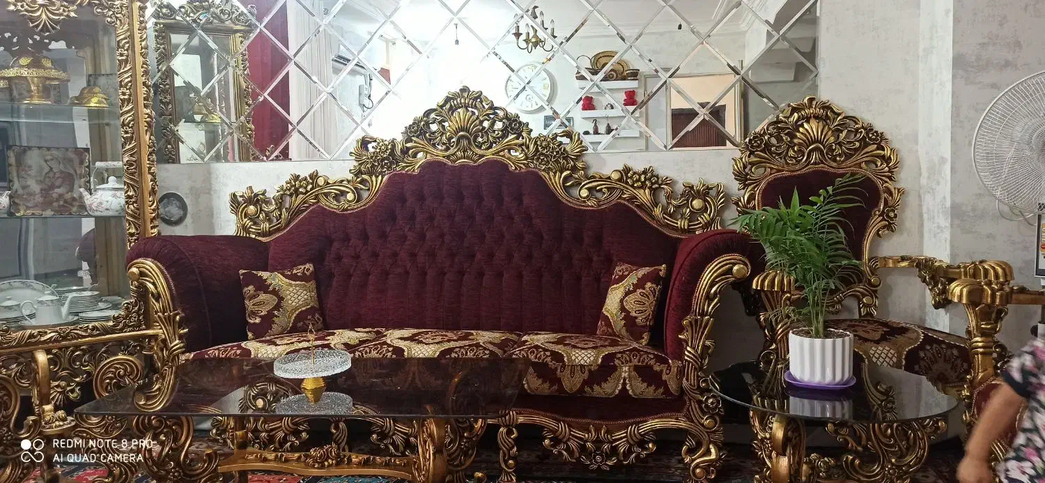 فروش مبل سلطنتی نه نفره|مبلمان خانگی و میز عسلی|جم, |دیوار