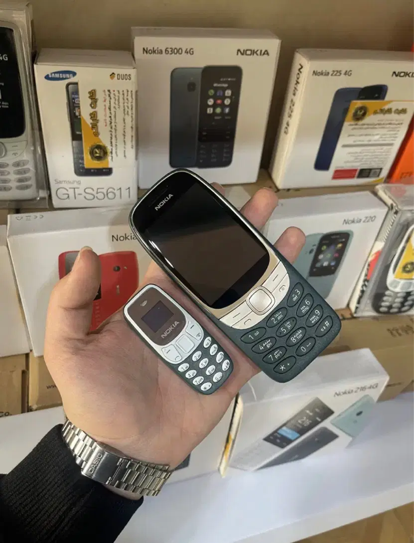 نوکیا6310صفحه بزرگ فونت درشت رم دوربین بلوتوث دکمه|موبایل|کرج, کرج نو|دیوار