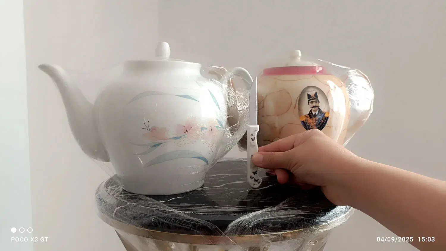 قوری چینی سایز بزرگ|قوری، کتری، قهوهساز دستی|نسیمشهر, |دیوار