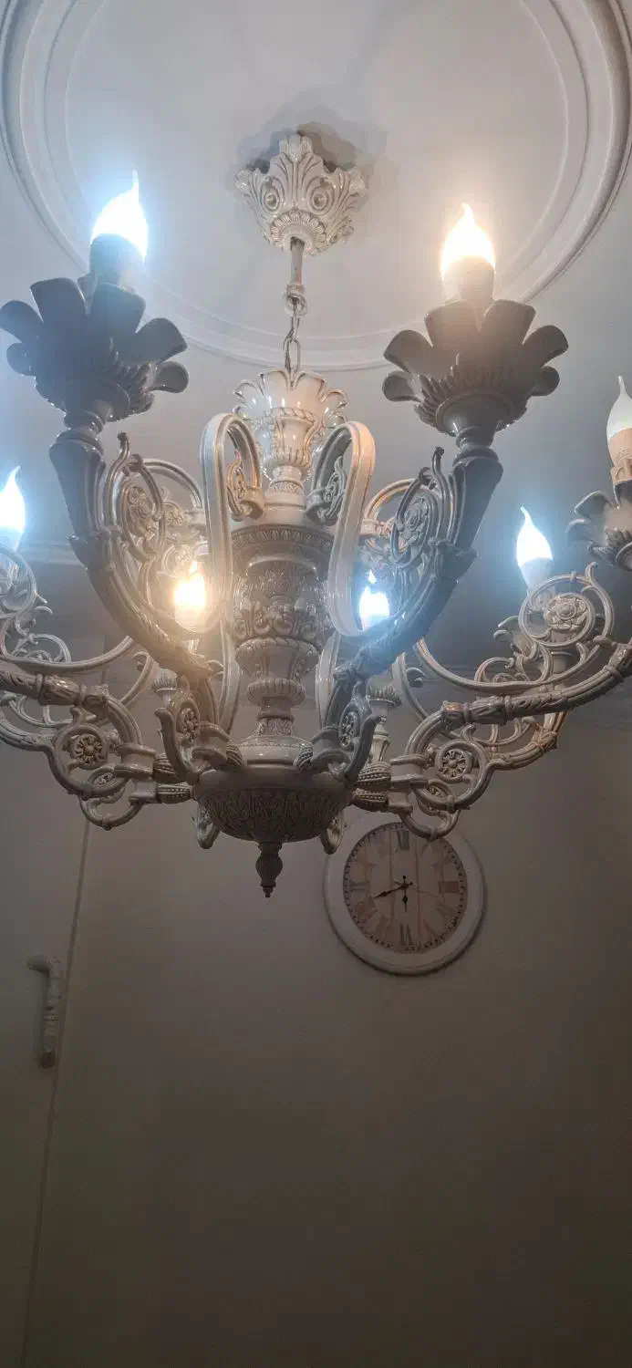 لوستر 8 شاخه|لوستر و چراغ آویز|تهران, ائمه اطهار|دیوار