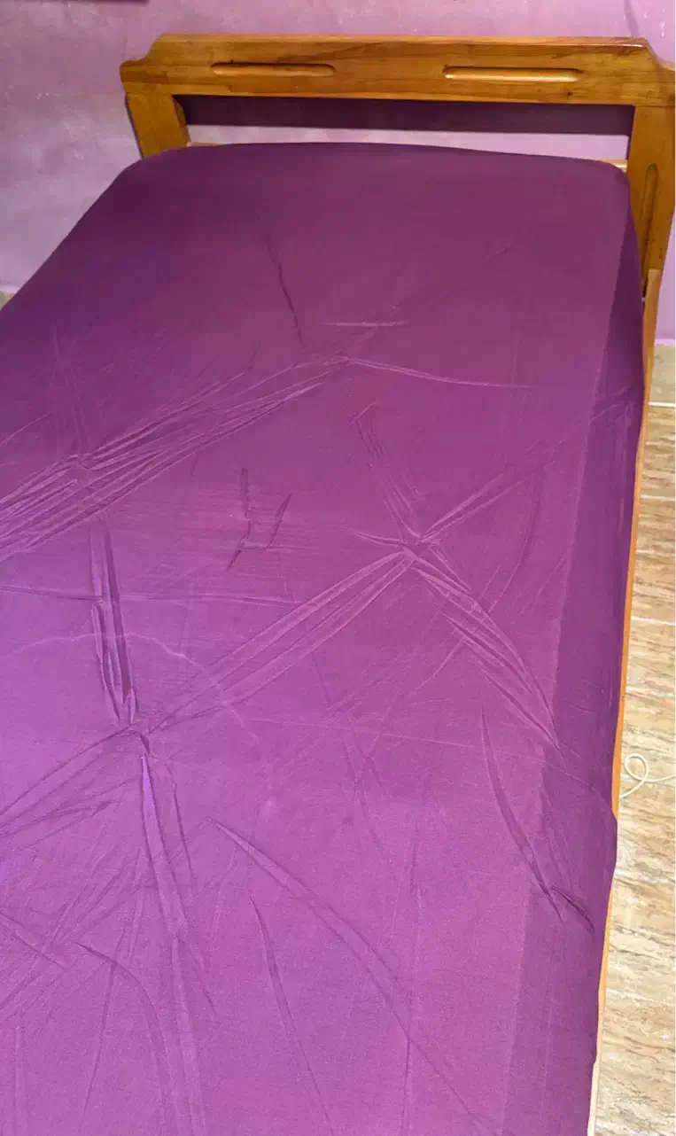 تخت یکنفره چوبی سالم و محکم|تخت و سرویس خواب|گرگان, |دیوار