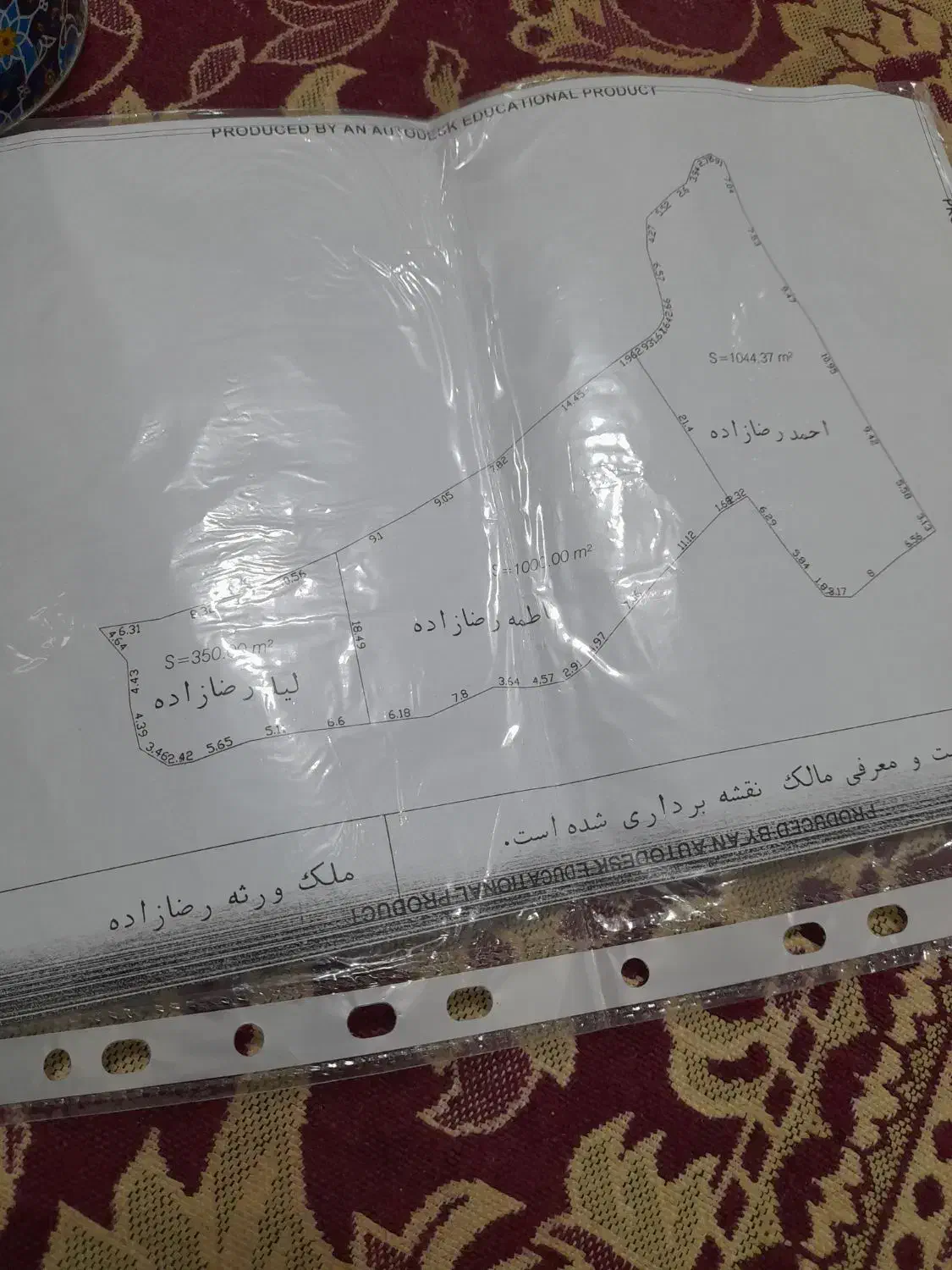 ۱۰من زمین.آخرامام رضا۹۶.جززمینهای زیادی|فروش زمین و ملک کلنگی|تربتحیدریه, رضاشهر|دیوار