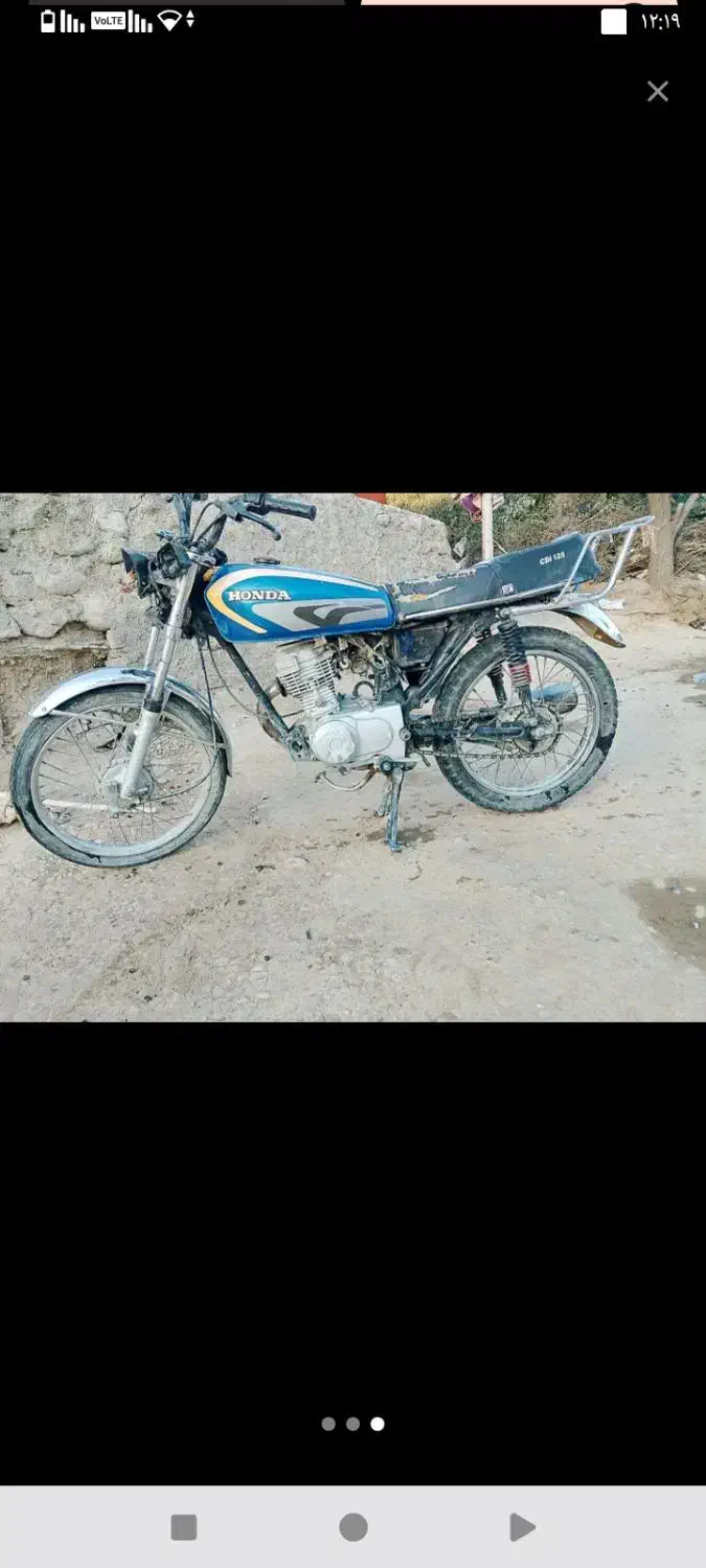 موتور هوندا ۱۲۵ مدل ۹۱|موتورسیکلت|نورآباد, |دیوار
