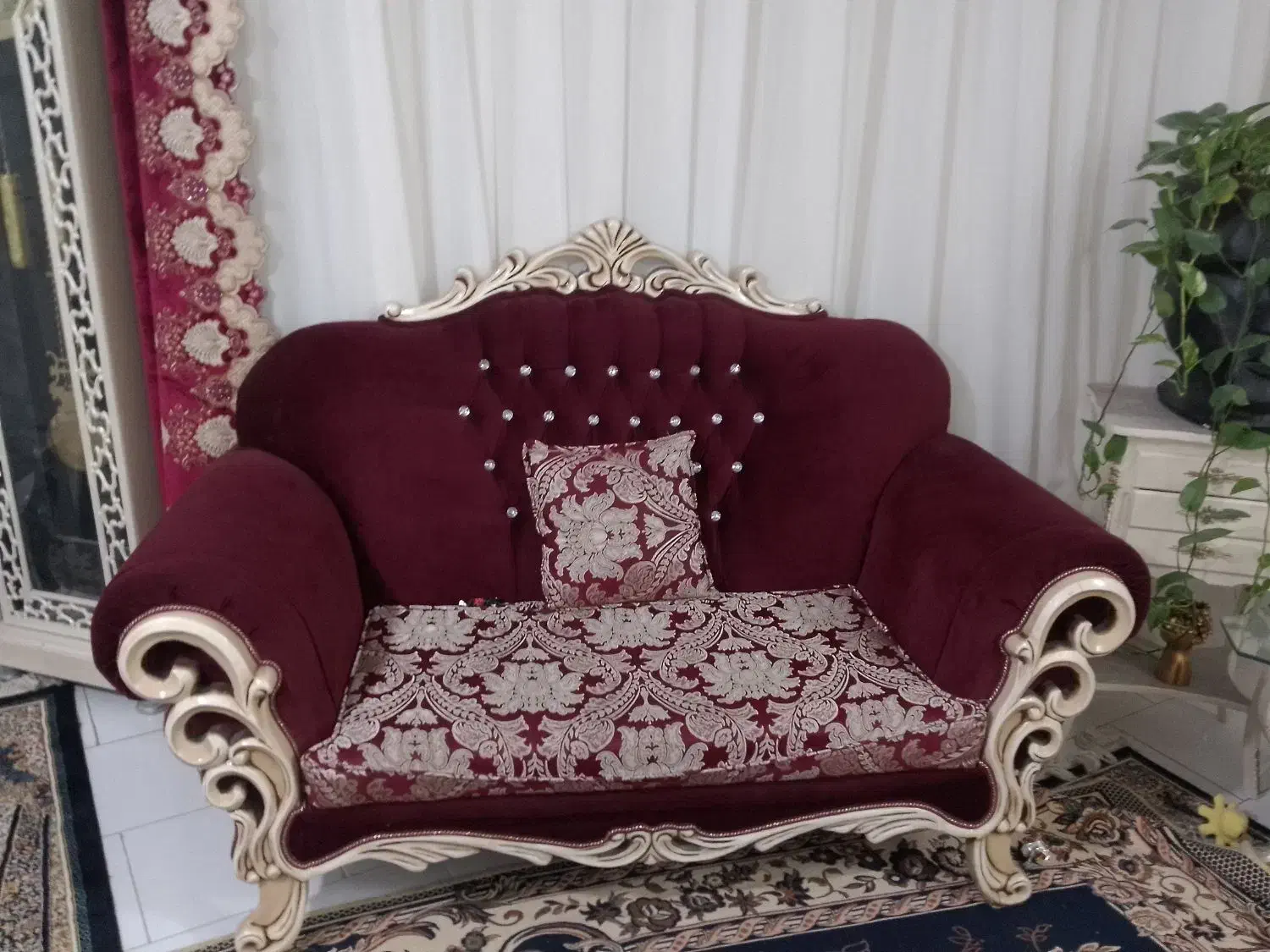 مبلمان نیمه استیل 7نفره|مبلمان خانگی و میز عسلی|مشهد, زمانه|دیوار