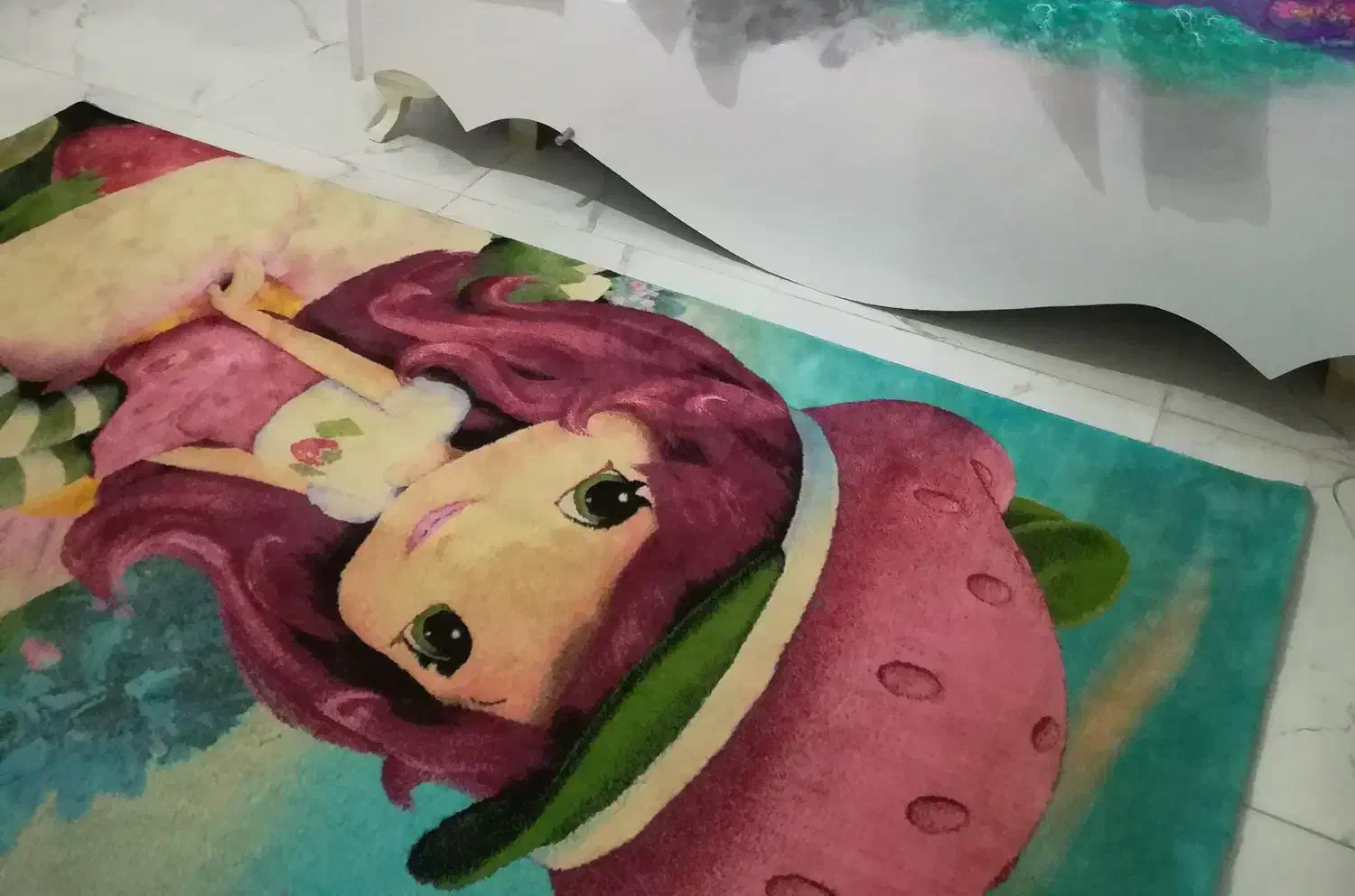 2 عدد فرش|فرش|صومعه‌سرا, |دیوار