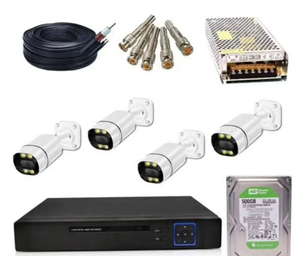 پکیج دوربین مداربسته 5MP با قسط و چک|دوربین مداربسته|تهران, نیروی هوایی (پیروزی)|دیوار