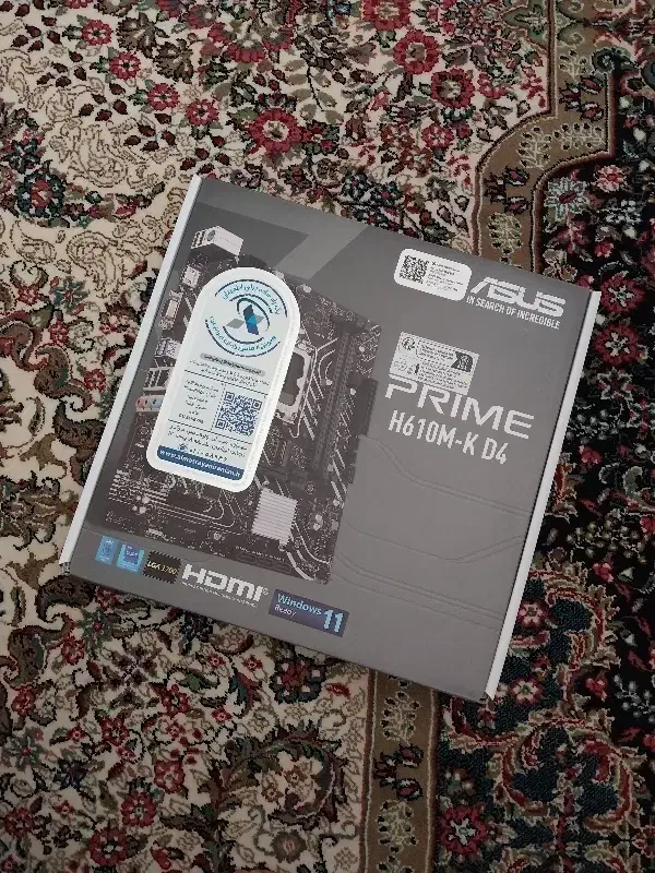 مادربرد h610m-k|قطعات و لوازم جانبی رایانه|مشهد, حجاب (شهرک غرب)|دیوار