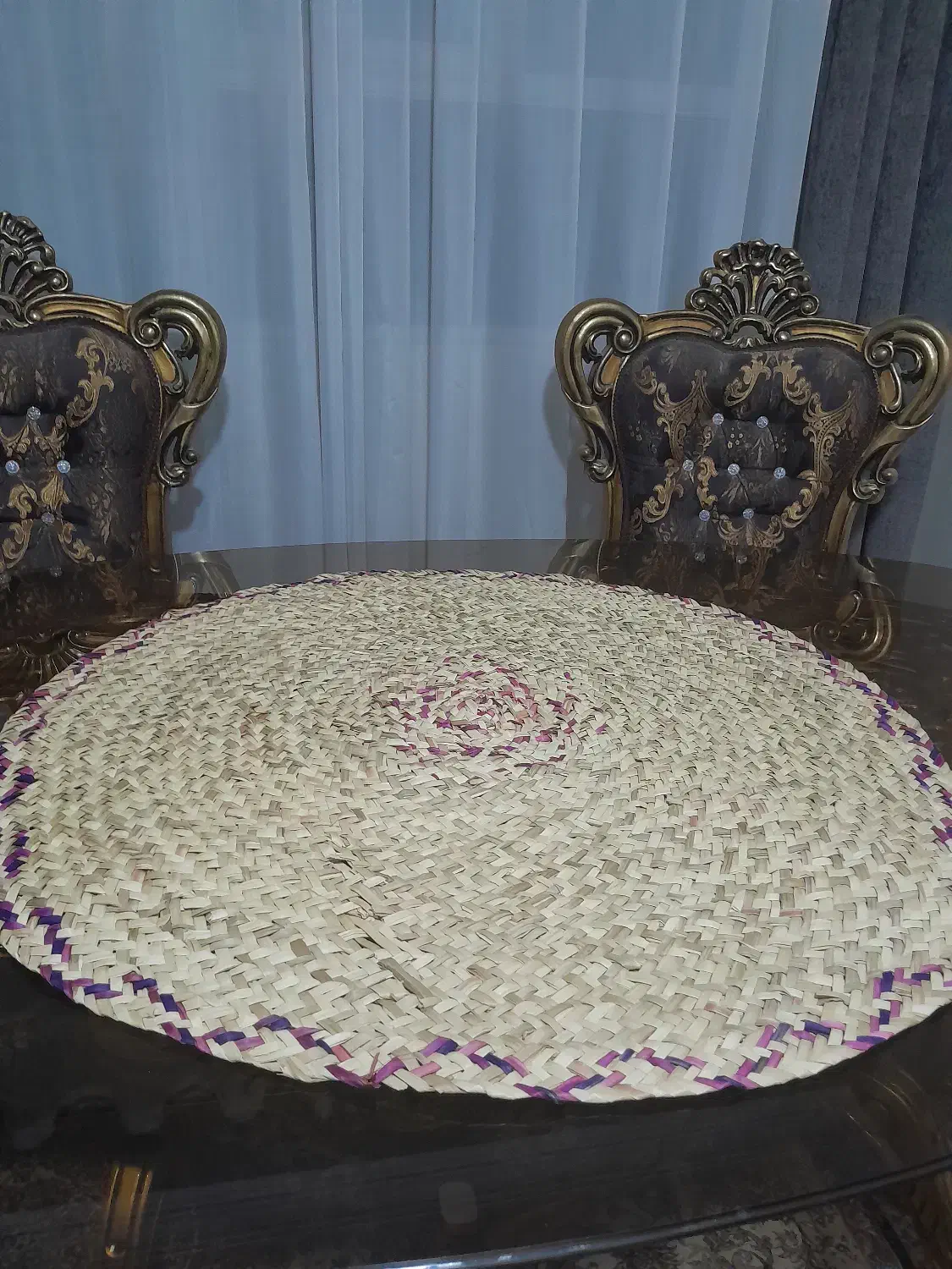 رومیزی و سفره حصیری بزرگ|صنایع دستی و سایر لوازم تزئینی|تهران, هفده شهریور|دیوار