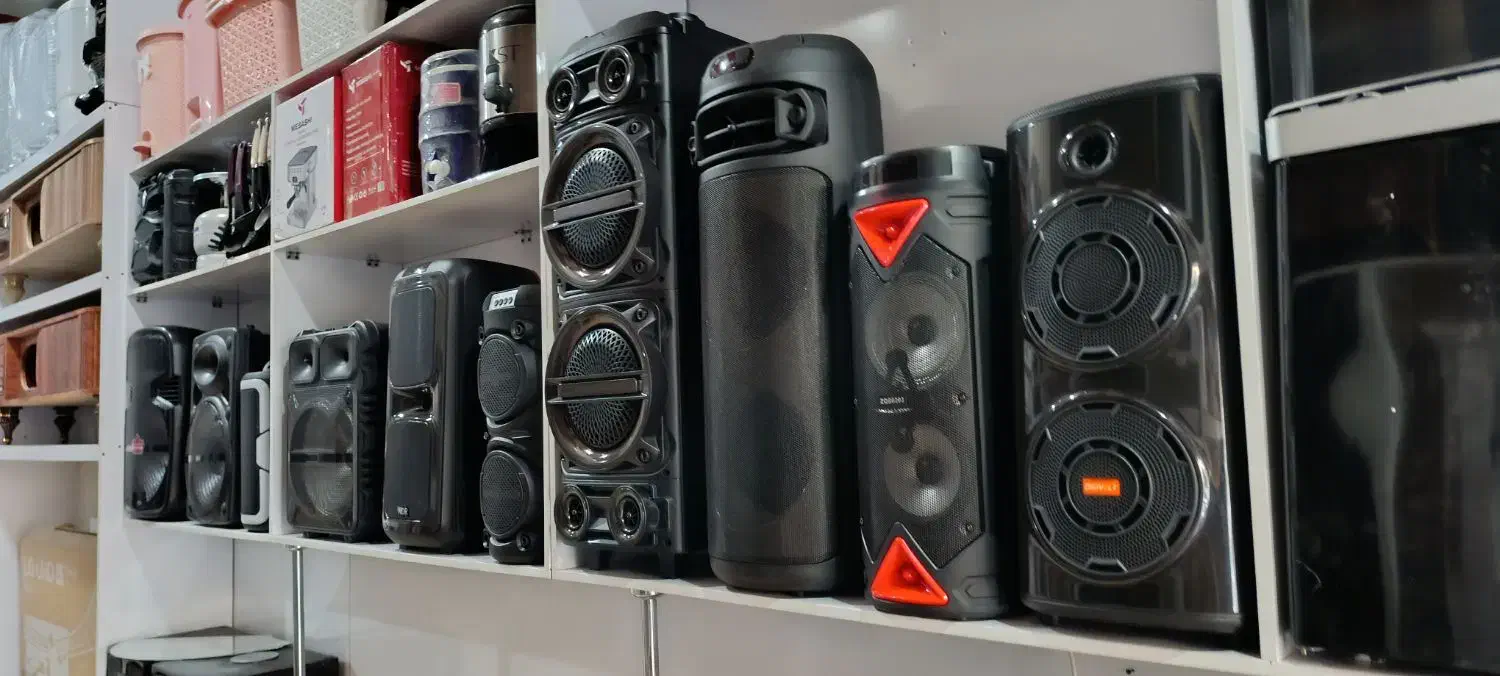 اسپیکر چمدانی فلش خور بلوتوثی|سیستم صوتی خانگی|ایلام, |دیوار