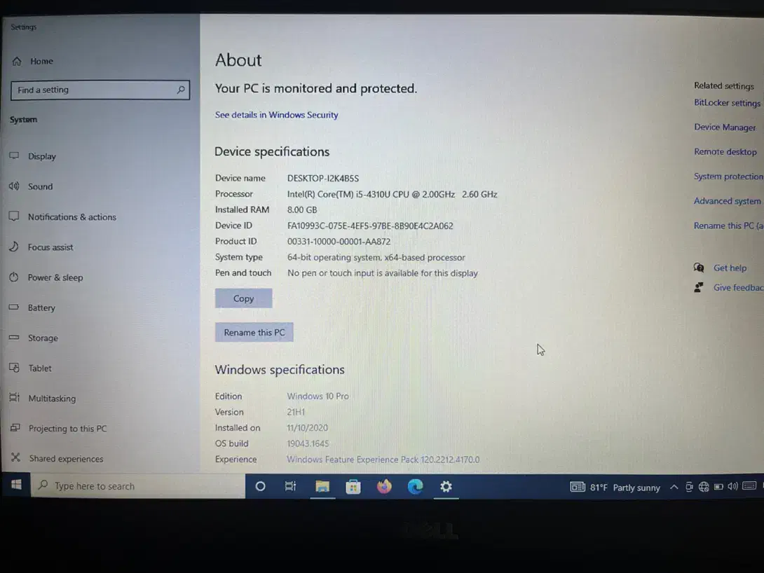 لپ تاپ Dell|رایانه همراه|کرمانشاه, |دیوار