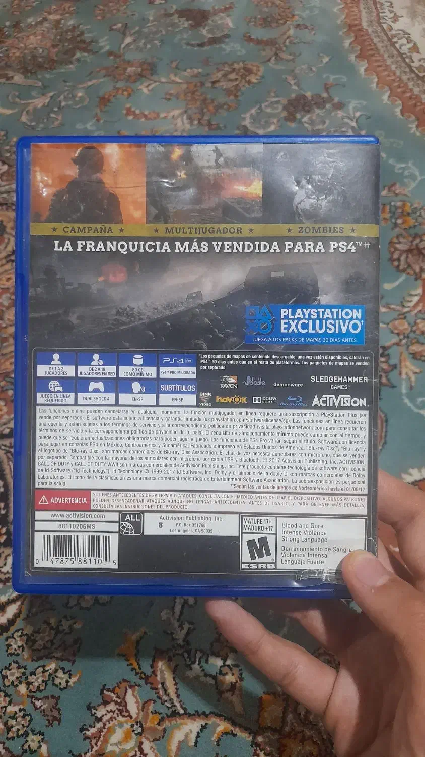 دیسک بازی CALL of DUTY WWII PS4|کنسول، بازی ویدئویی و آنلاین|رودهن, |دیوار