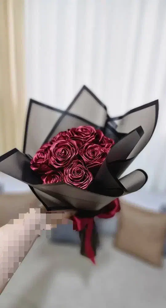 رز جاودانه گل ربانی|گل مصنوعی|رشت, کوی جام جم|دیوار