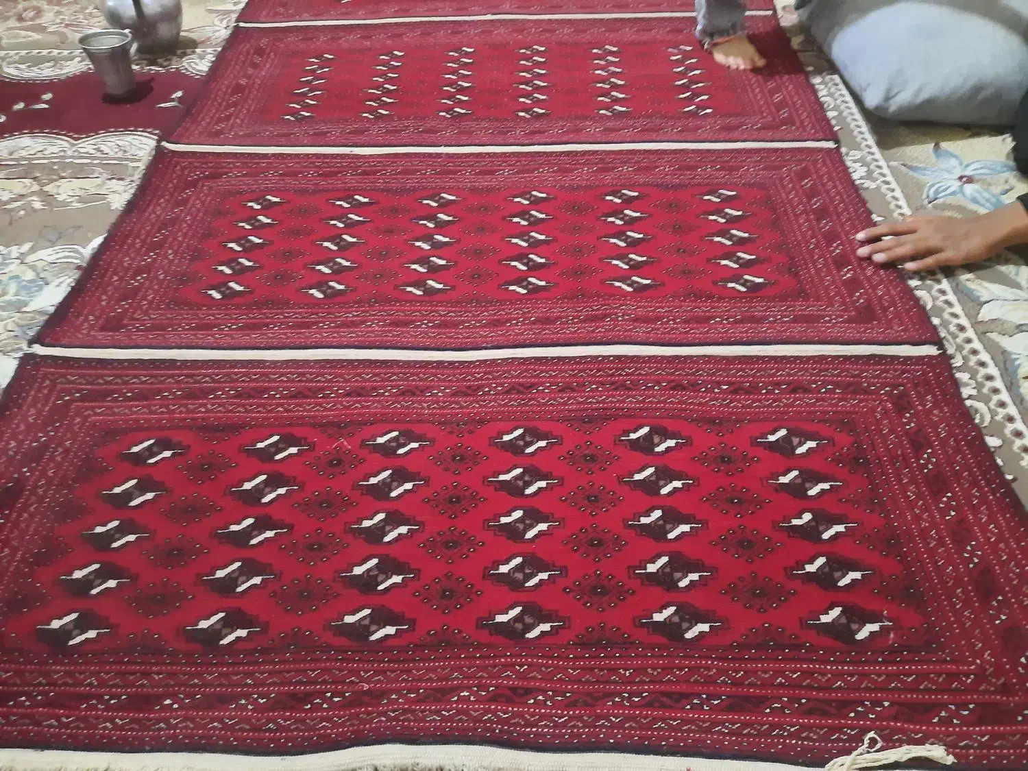 قالیچه دست باف پشمی|فرش|خواف, |دیوار