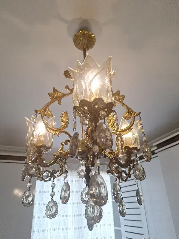 لوستر برنز|لوستر و چراغ آویز|بروجرد, |دیوار